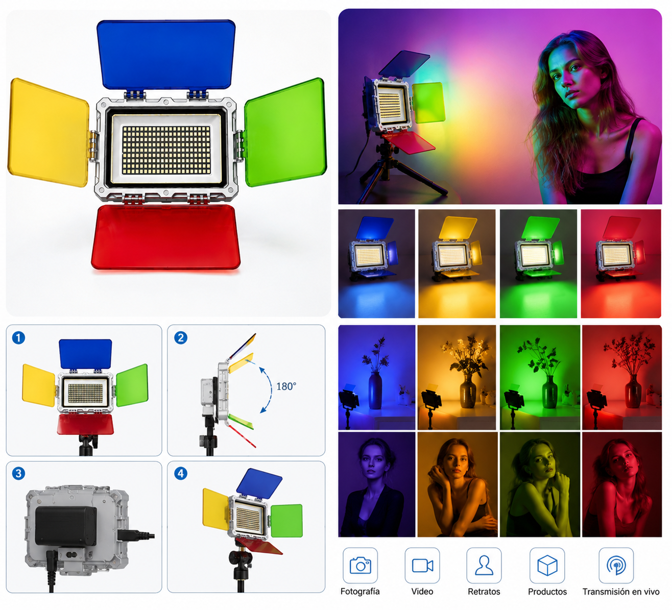 PANEL LED RGB W8138-1